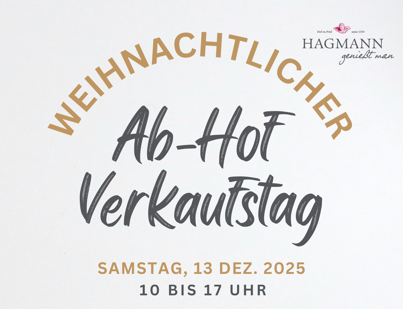 Wei(h)nachtlicher Ab-Hof Verkaufstag